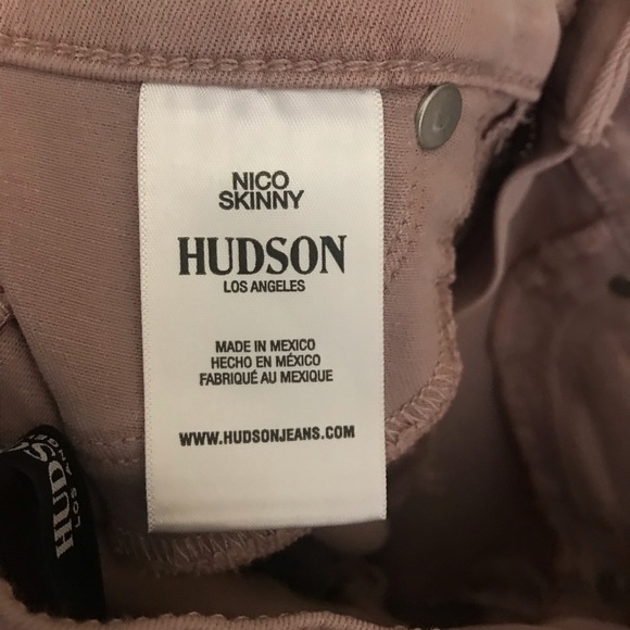NWT Hudson Nico Mid-Rise Super Skinny Ankle Jeans in Fleu size 26 - Picture 4 of 7